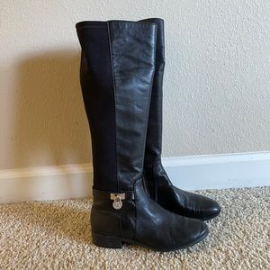 Michael Kors black riding boots